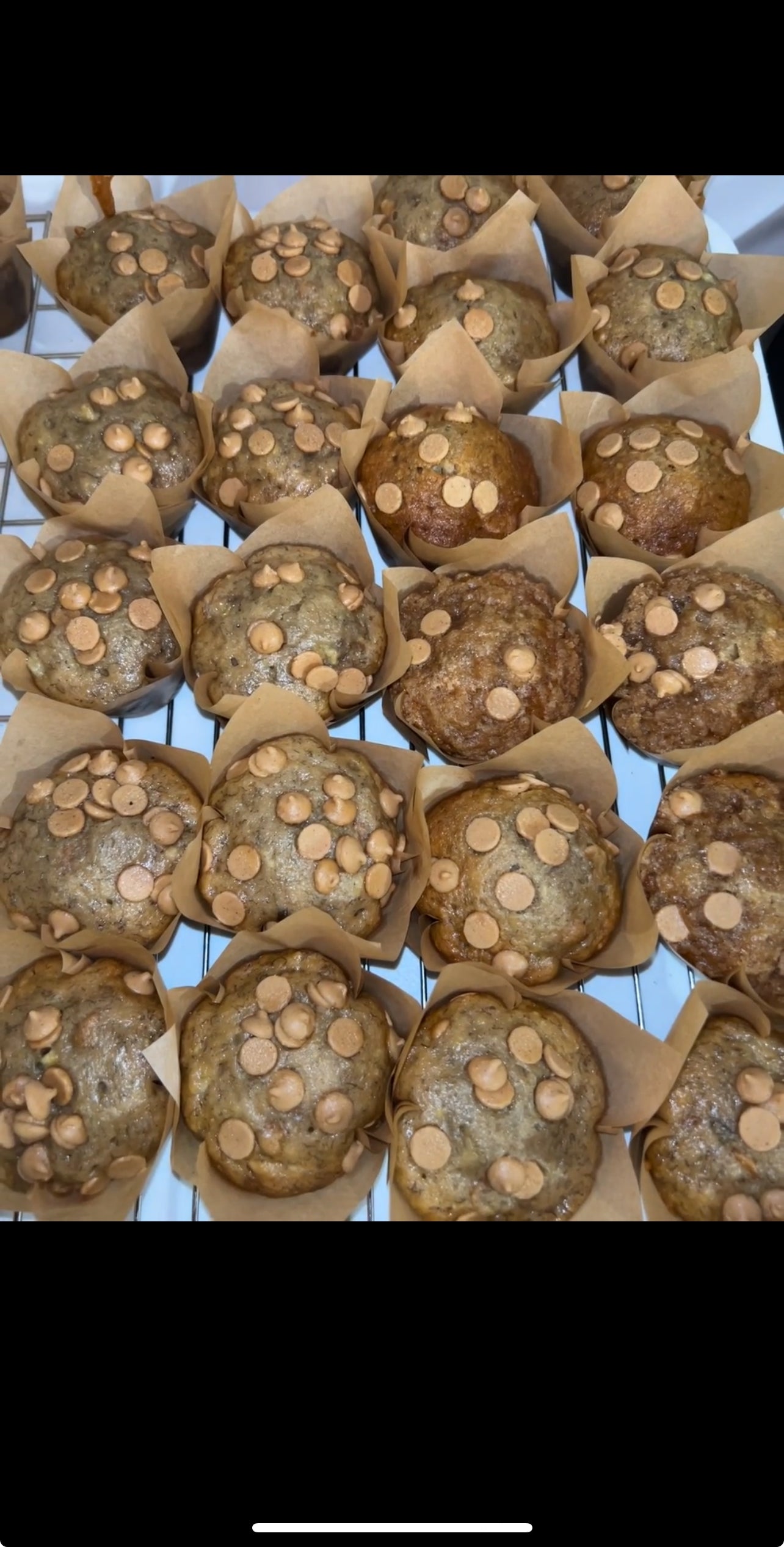 Butterscotch muffins