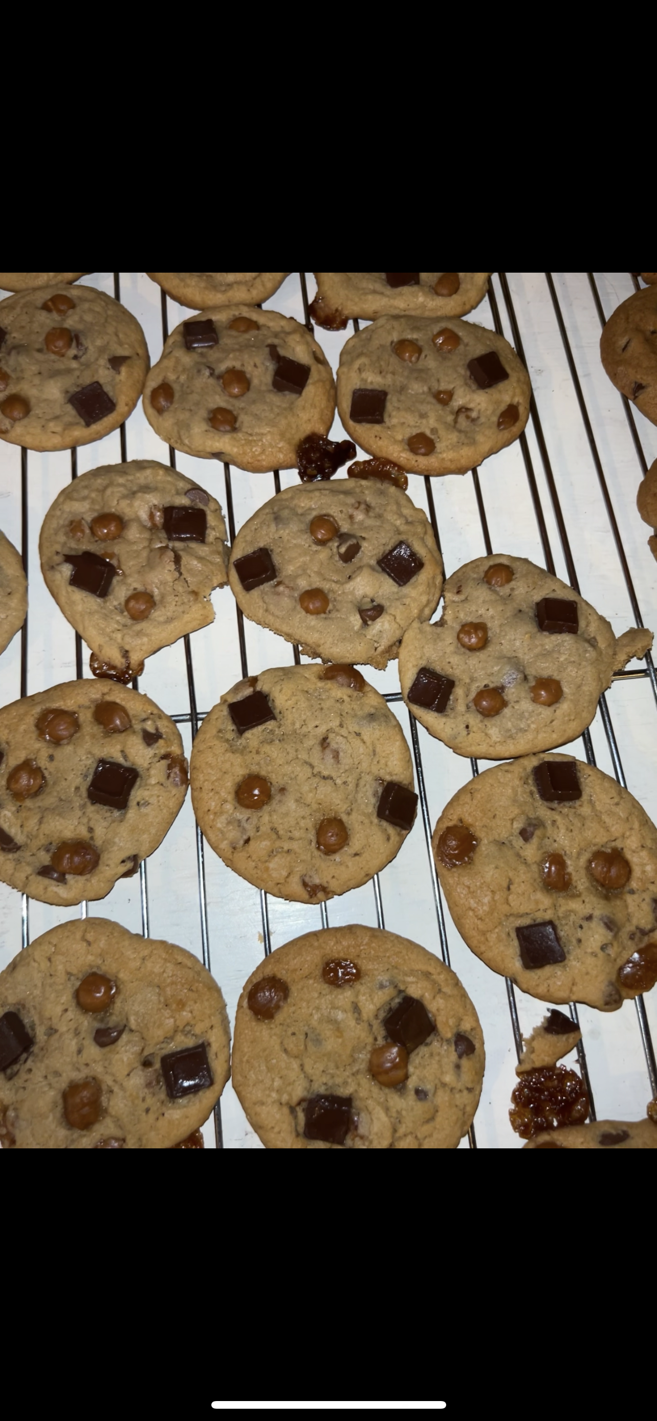 Carmel Chocolate Chip Cookies