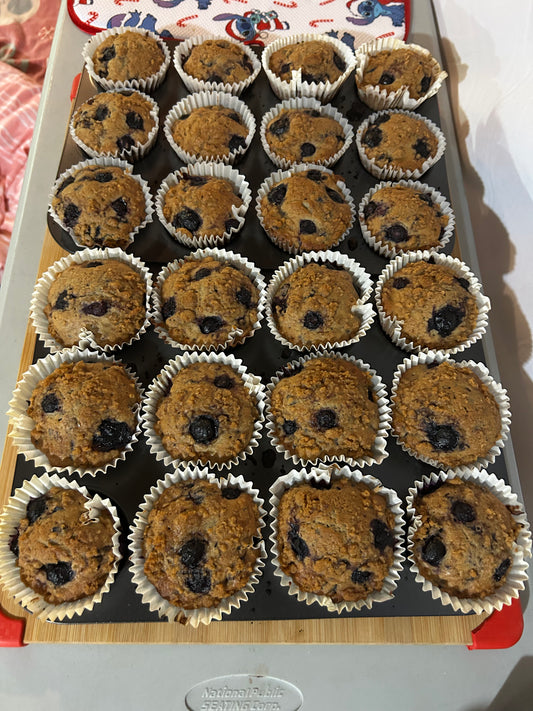 Blueberry muffins