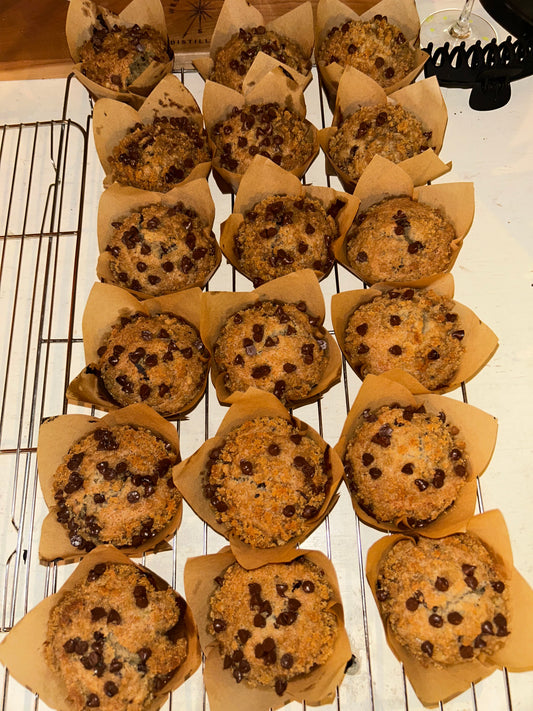 Banana Chocolate Chip Muffins